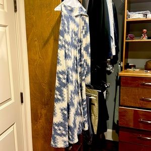 Boteh high waisted wrap skirt